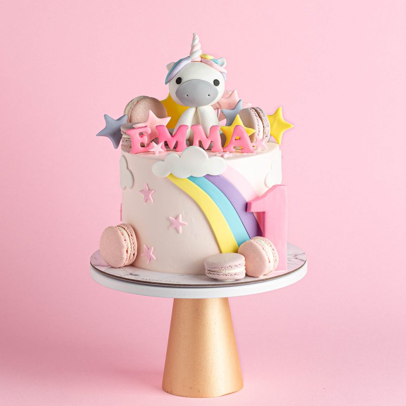 Pastel Rainbow Unicorn | Online Cake Delivery Singapore | Baker