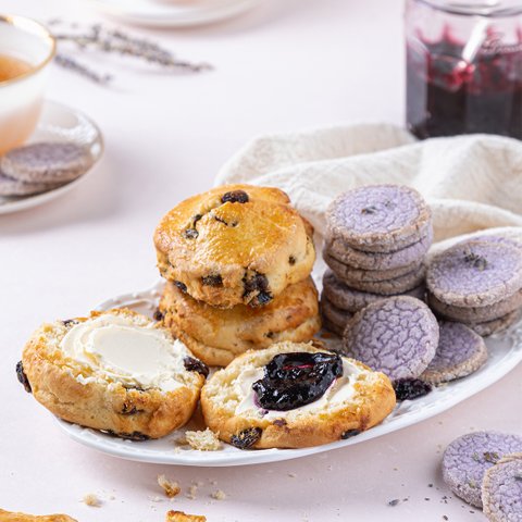Lavender Cookies and Raisin Scones Online Class