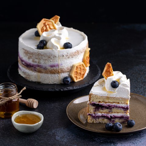 Honey Blueberry Yogurt Cake 15
