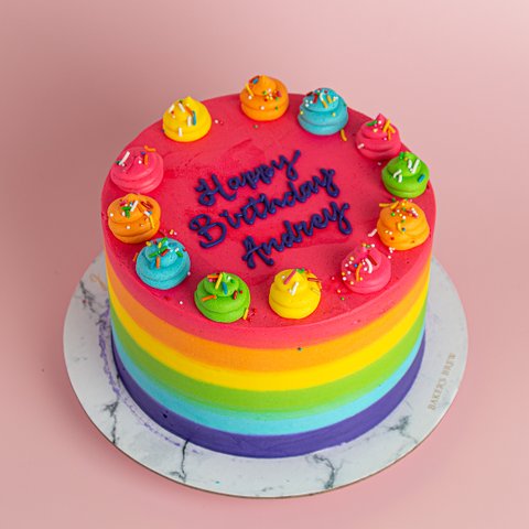 Rainbow Paradise Cake