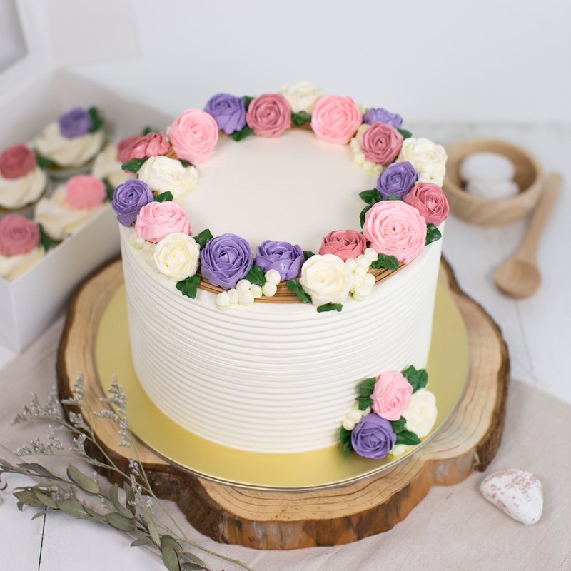 Flower Garden  | Customised Cake Singapore | Baker