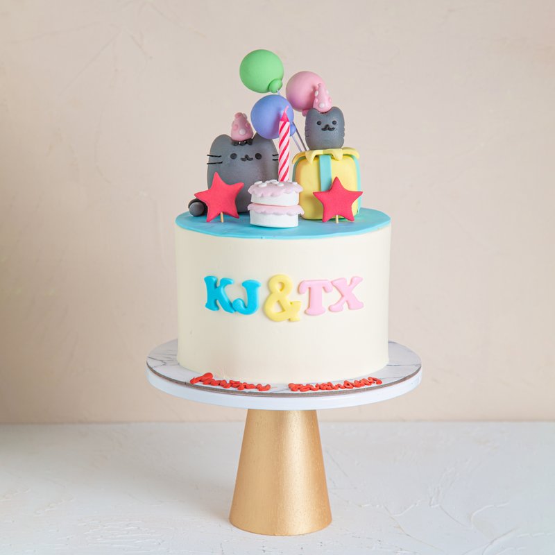 Pusheen Birthday Partyn | Customised Cake Singapore | Baker
