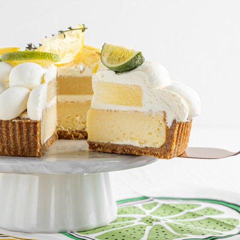 Lemon-lime Cheesecake Tart 11