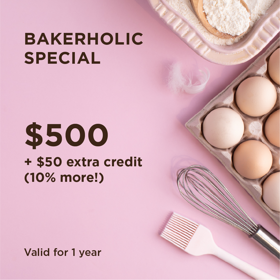 Bakerholic Package (500) Baker's Brew Studio Pte. Ltd.