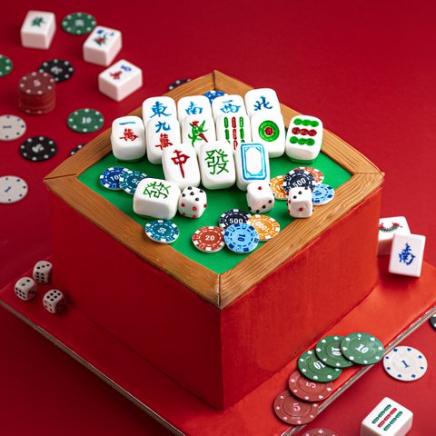 Heng Heng Mahjong Table Cake